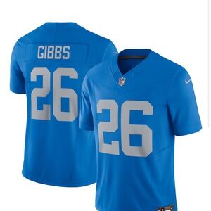 Nike Men's Nike Jahmyr Gibbs Blue Detroit Lions Sz M